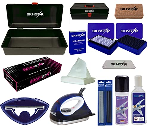 SkinStar Cire pour Skis Ski Service Mega Set pour Tous Le Se