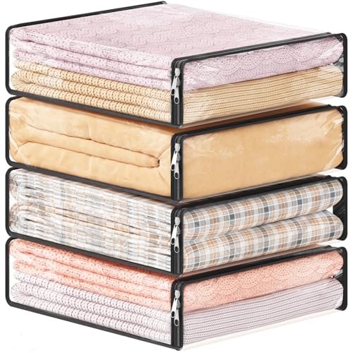 Lifewit Sac de Rangement Transparent, Sac Rangement Vetement