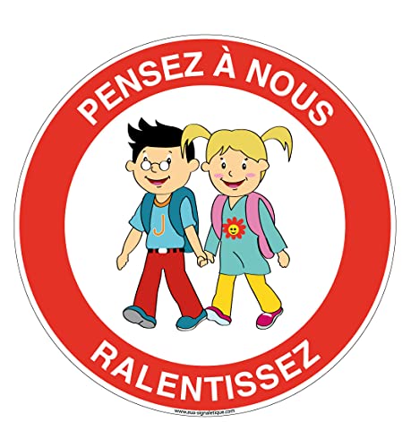 AUA SIGNALETIQUE - Panneau De Signalisation Circulaire en PV