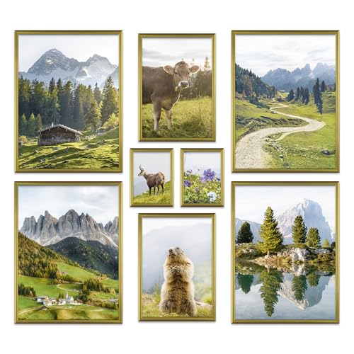 ARTFAVES® - Lot daffiches - DANS LES MONTAGNES - Décoration 