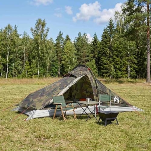 Ordellia Tente de randonnée Camouflage pour 2 Personnes, abr