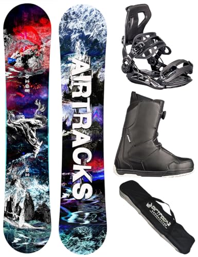 AIRTRACKS Snowboard Set Pack Planche Fantasy Carbon Zero Roc