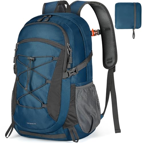 RAINSMORE Sac à Dos Randonnée 40L Ultra Léger Pliable Sac à 