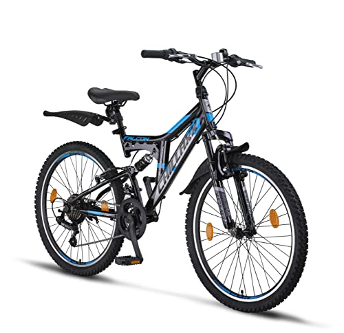 Chillaxx Bike Falcon VTT de 24 et 26, pour garçons, filles, 