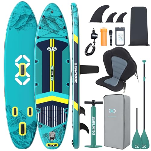 ZLX Paddle Gonflable 350 x 89 cm Extra Large Sup | Planche S