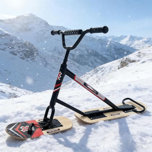 Skis de neige tout-terrain avec direction agile à 360° et do