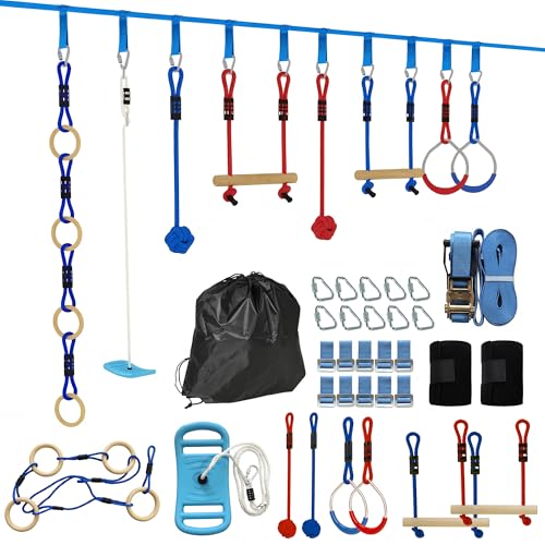 AIYAPLAY Parcours dobstacles Ninja pour Enfants 10 m Charge 
