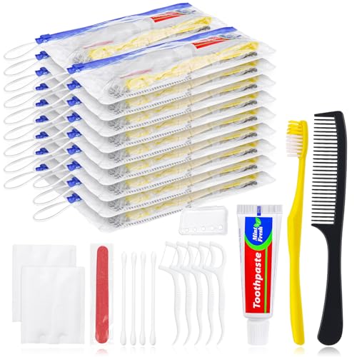 Xuezoioy Kit dhygiène personnelle en vrac - Lot de 30 brosse