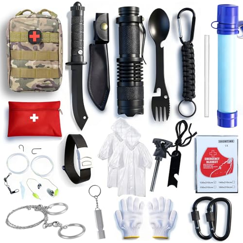 Aolegoo Kit de Survie durgence avec Trousse de Premiers Soin