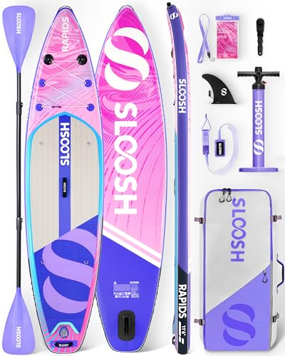 SLOOSH Planche de Paddle Gonflable, 116 Stand-Up Paddle avec