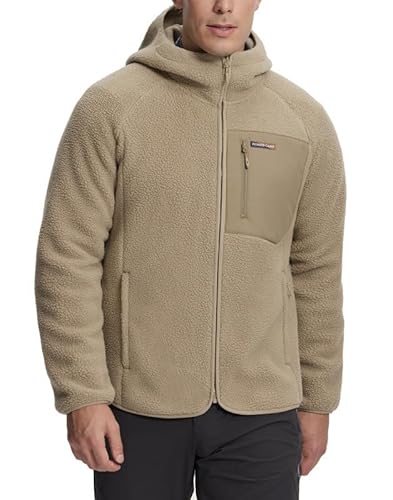 Pioneer Camp Veste Polaire Homme Avec Capuche - Polaire Chau
