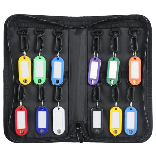 Uniclife Porte-clés Portable à Fermeture éclair Organisateur