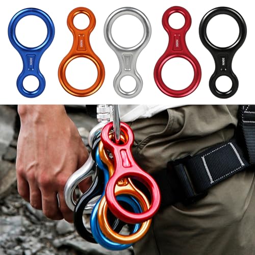 Professionnel 35KN Figure 8 Descendeur dassurage Sécurisé Ac