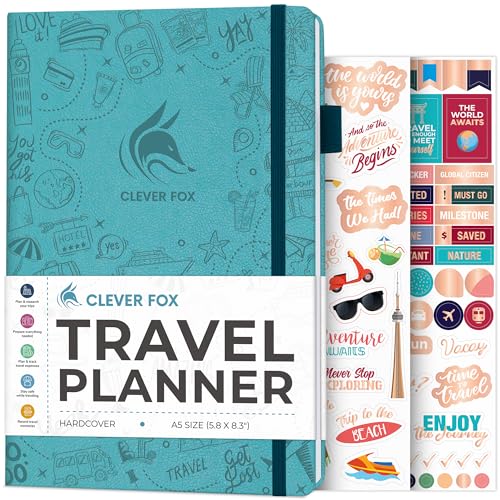 Clever Fox Journal de voyage - Planificateur de vacances ave