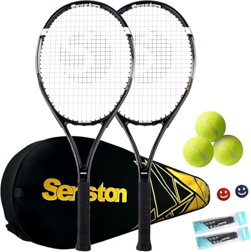 Senston Raquettes de Tennis pour Adultes de 68,6 cm / 27 inc