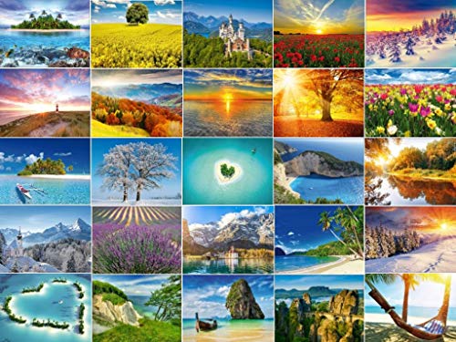 Edition Colibri 30 cartes postales PAYSAGES ET NATURE, carte