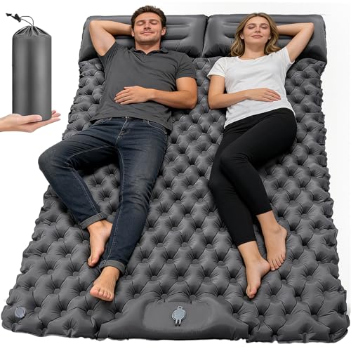 PQETBV Matelas de Camping, Tapis de Lit Double Auto-Gonflabl