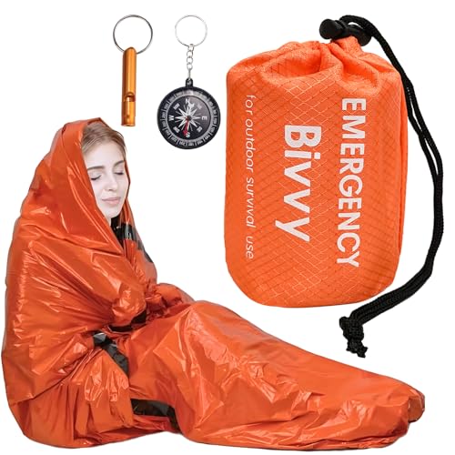 Sac de Couchage Survie, Sacs de Survie Thermiques Portables,